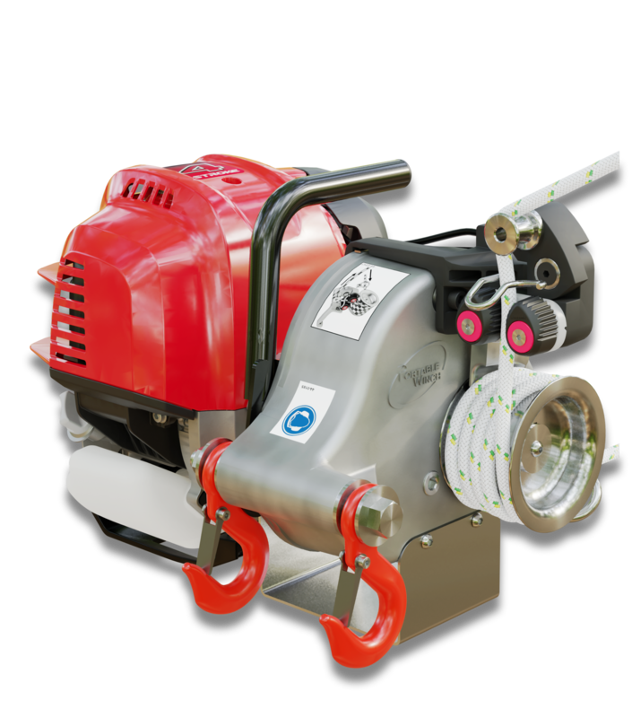 On the pull winches in forestry Treadlight Forestry