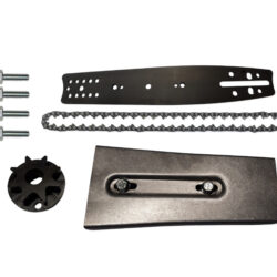 EDER 3/8 Drive sprocket + chain 3/8 + guide bar 12mm