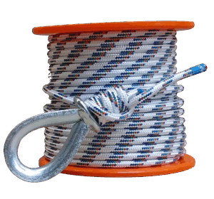 EDER rope with thimble for Winch 500 B, 50 metre