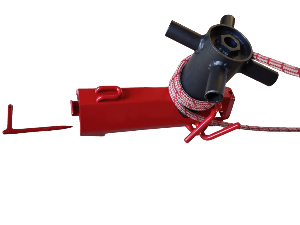 EDER daWinchi winch and rigging bollard with drive rod
